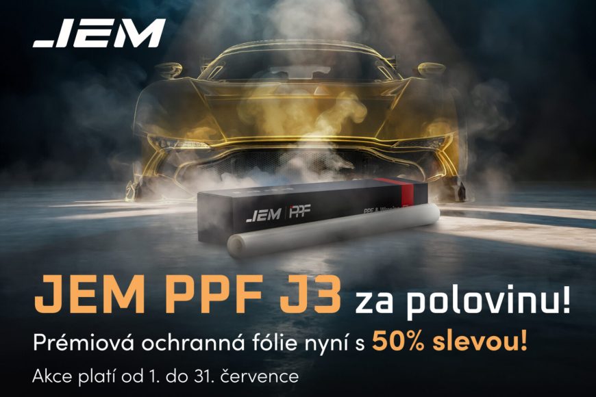 Letní akce – Sleva 50 % na fólii JEM PPF-J3!
